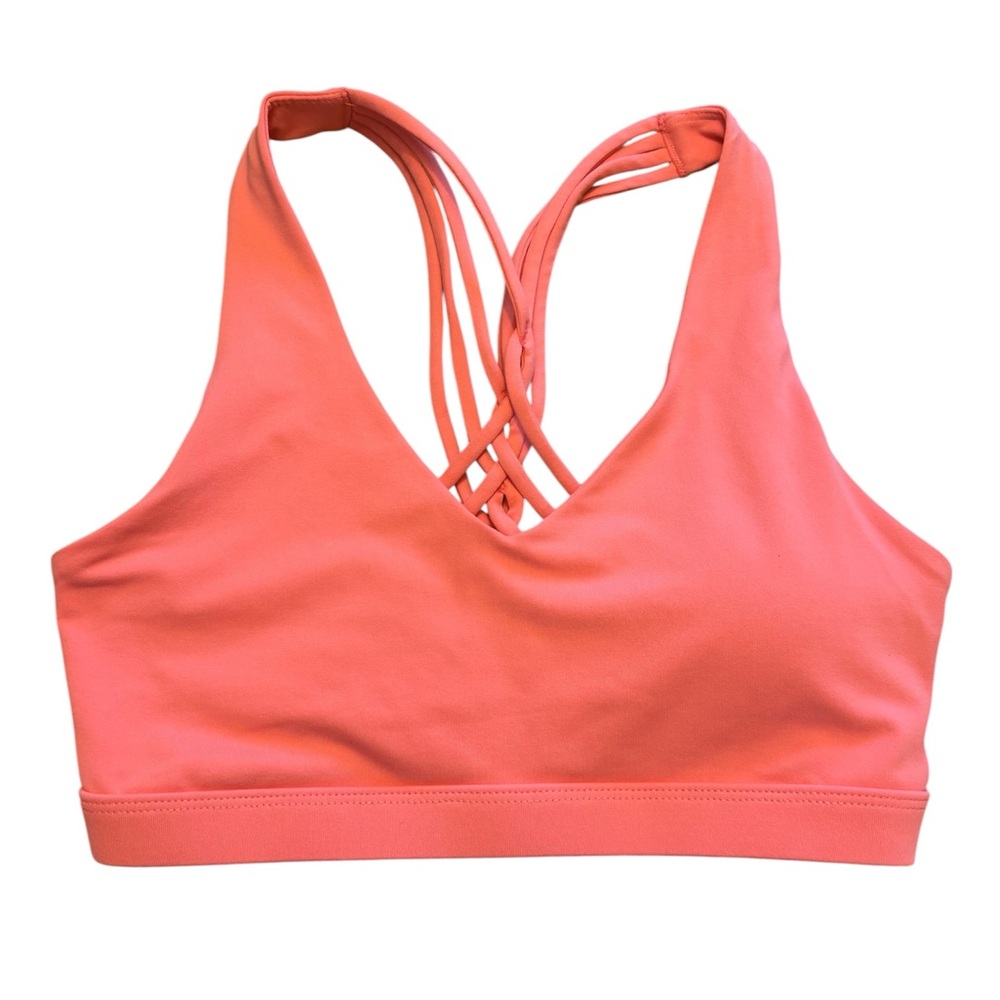 Fabletics sports bra workout top size XS Coral color